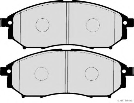 Imagine set placute frana,frana disc HERTH+BUSS JAKOPARTS J3601093