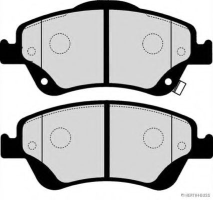 Imagine set placute frana,frana disc HERTH+BUSS JAKOPARTS J3602001