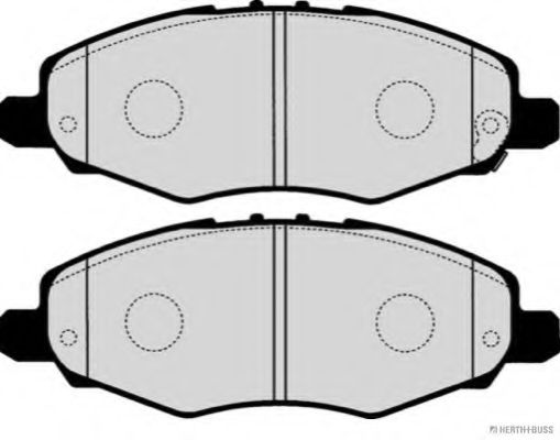 Imagine set placute frana,frana disc HERTH+BUSS JAKOPARTS J3602017