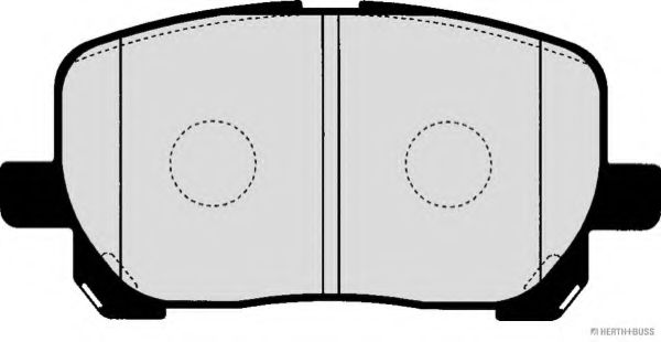 Imagine set placute frana,frana disc HERTH+BUSS JAKOPARTS J3602096