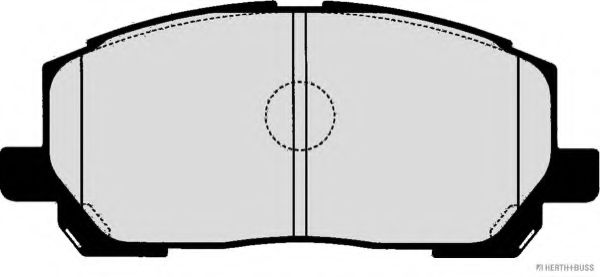 Imagine set placute frana,frana disc HERTH+BUSS JAKOPARTS J3602116