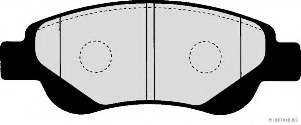 Imagine set placute frana,frana disc HERTH+BUSS JAKOPARTS J3602119