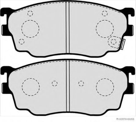 Imagine set placute frana,frana disc HERTH+BUSS JAKOPARTS J3603051