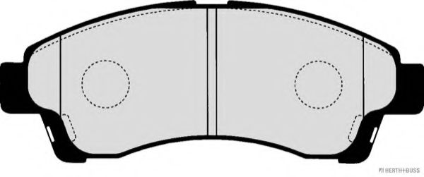 Imagine set placute frana,frana disc HERTH+BUSS JAKOPARTS J3603054