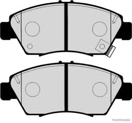 Imagine set placute frana,frana disc HERTH+BUSS JAKOPARTS J3604005