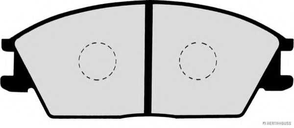 Imagine set placute frana,frana disc HERTH+BUSS JAKOPARTS J3604020