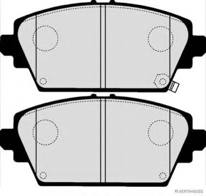 Imagine set placute frana,frana disc HERTH+BUSS JAKOPARTS J3604047