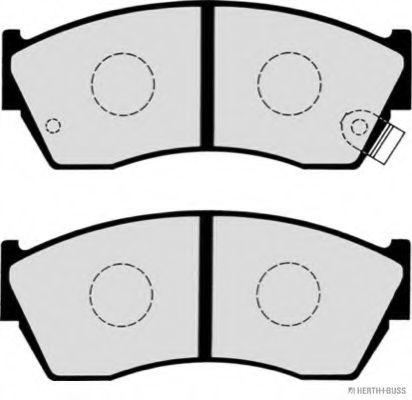 Imagine set placute frana,frana disc HERTH+BUSS JAKOPARTS J3608005