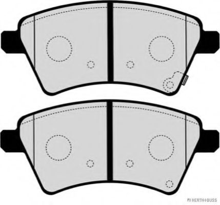 Imagine set placute frana,frana disc HERTH+BUSS JAKOPARTS J3608031