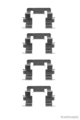 Imagine Set accesorii, placute frana HERTH+BUSS JAKOPARTS J3661019