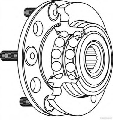 Imagine Set rulment roata HERTH+BUSS JAKOPARTS J4710540