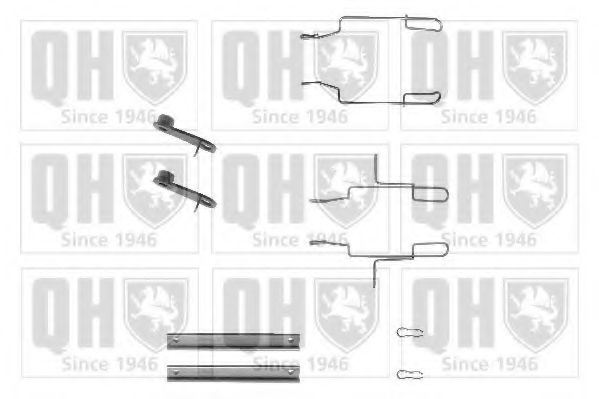 Imagine Set accesorii, placute frana QUINTON HAZELL BFK624