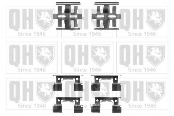 Imagine Set accesorii, placute frana QUINTON HAZELL BFK666