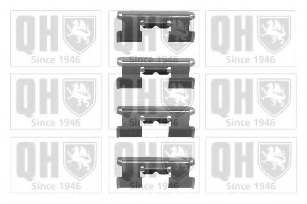 Imagine Set accesorii, placute frana QUINTON HAZELL BFK762
