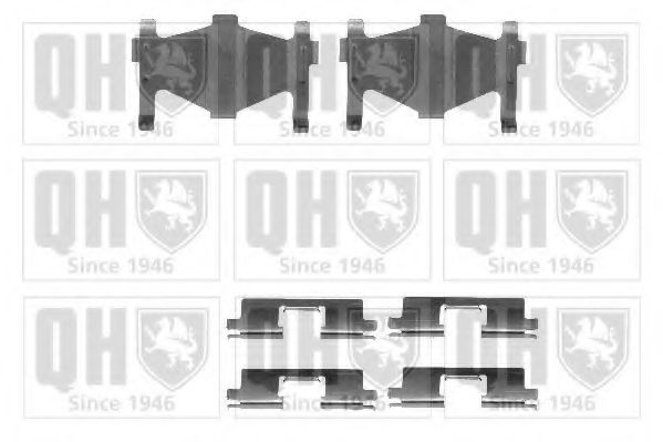 Imagine Set accesorii, placute frana QUINTON HAZELL BFK783