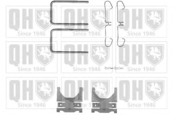 Imagine Set accesorii, placute frana QUINTON HAZELL BFK871