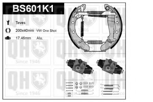 Imagine Set frana, frana tambur QUINTON HAZELL BS601K1