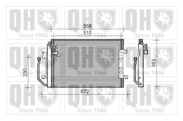 Imagine Condensator, climatizare QUINTON HAZELL QCN110