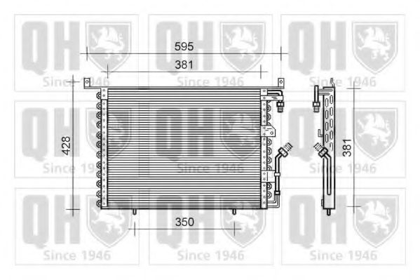 Imagine Condensator, climatizare QUINTON HAZELL QCN117