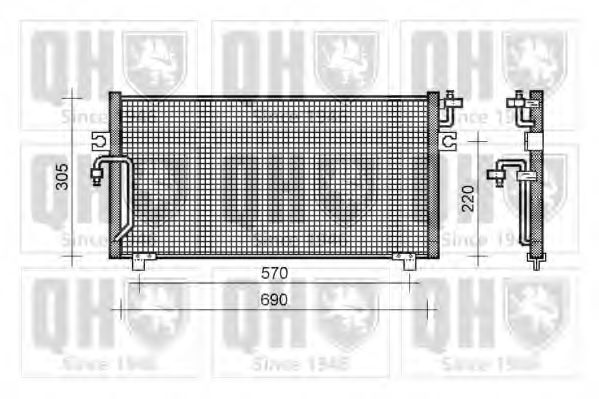 Imagine Condensator, climatizare QUINTON HAZELL QCN148