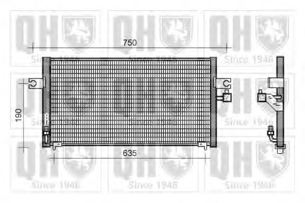 Imagine Condensator, climatizare QUINTON HAZELL QCN149