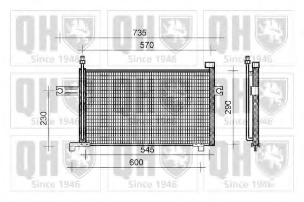 Imagine Condensator, climatizare QUINTON HAZELL QCN150