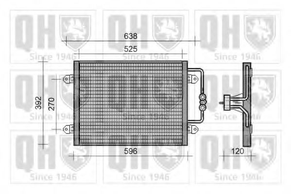 Imagine Condensator, climatizare QUINTON HAZELL QCN157