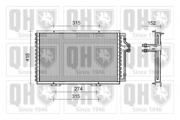 Imagine Condensator, climatizare QUINTON HAZELL QCN17