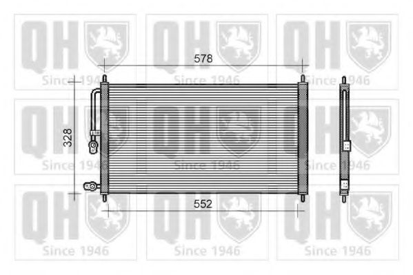 Imagine Condensator, climatizare QUINTON HAZELL QCN174