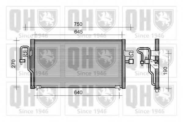 Imagine Condensator, climatizare QUINTON HAZELL QCN176