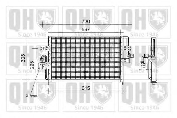 Imagine Condensator, climatizare QUINTON HAZELL QCN177