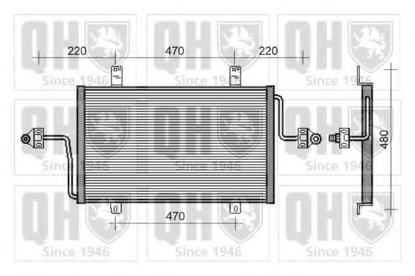 Imagine Condensator, climatizare QUINTON HAZELL QCN181