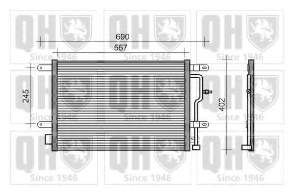 Imagine Condensator, climatizare QUINTON HAZELL QCN194