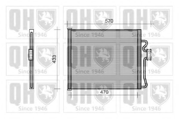 Imagine Condensator, climatizare QUINTON HAZELL QCN213