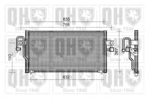 Imagine Condensator, climatizare QUINTON HAZELL QCN228