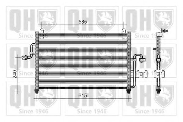 Imagine Condensator, climatizare QUINTON HAZELL QCN234