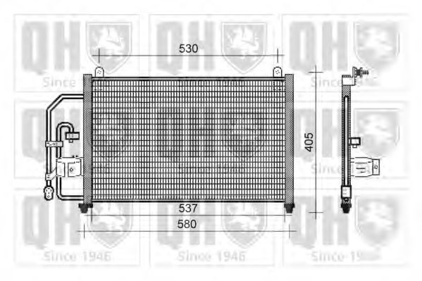 Imagine Condensator, climatizare QUINTON HAZELL QCN235