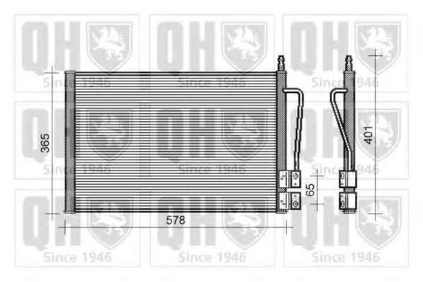 Imagine Condensator, climatizare QUINTON HAZELL QCN243