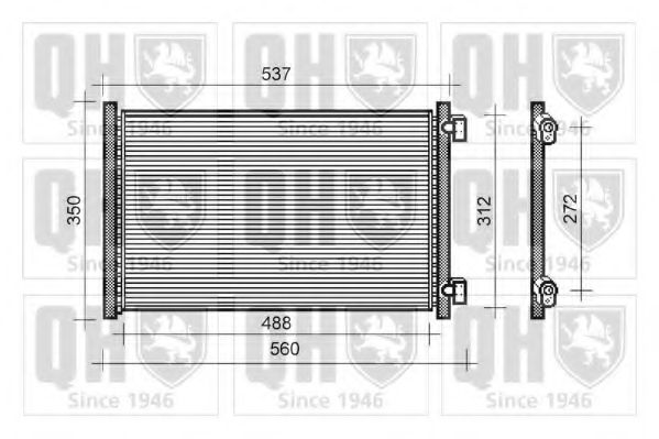 Imagine Condensator, climatizare QUINTON HAZELL QCN255