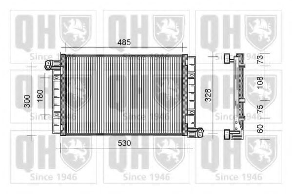 Imagine Condensator, climatizare QUINTON HAZELL QCN259