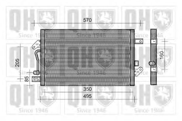 Imagine Condensator, climatizare QUINTON HAZELL QCN263