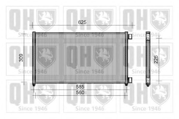 Imagine Condensator, climatizare QUINTON HAZELL QCN268