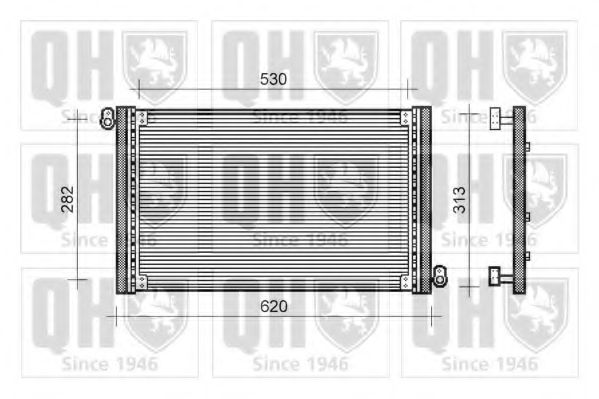 Imagine Condensator, climatizare QUINTON HAZELL QCN269