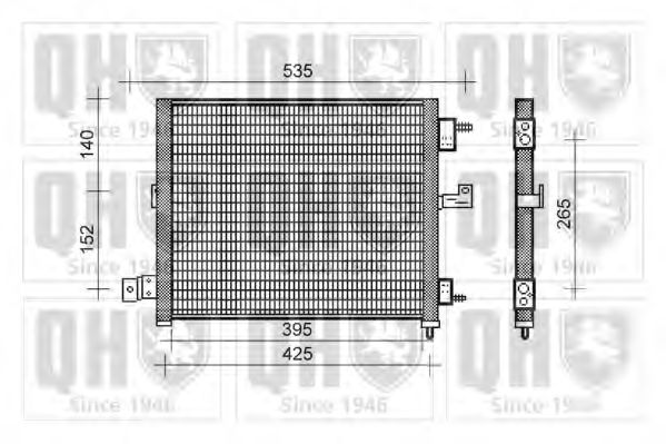 Imagine Condensator, climatizare QUINTON HAZELL QCN278