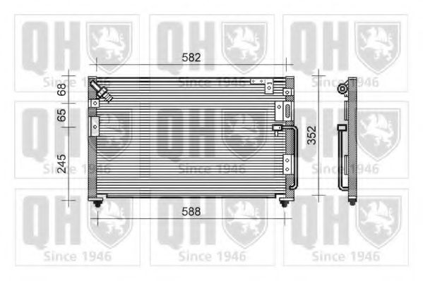 Imagine Condensator, climatizare QUINTON HAZELL QCN279