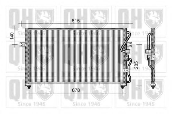 Imagine Condensator, climatizare QUINTON HAZELL QCN285
