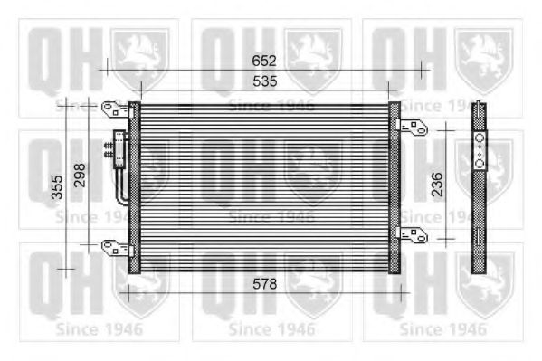 Imagine Condensator, climatizare QUINTON HAZELL QCN286