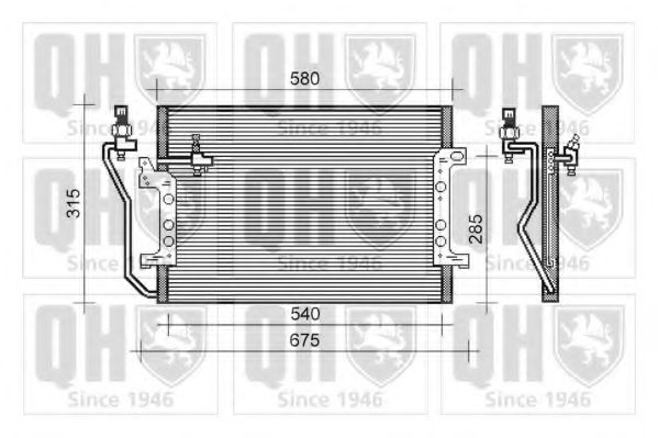 Imagine Condensator, climatizare QUINTON HAZELL QCN296