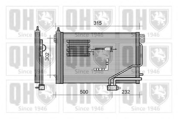 Imagine Condensator, climatizare QUINTON HAZELL QCN297