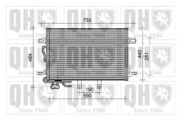 Imagine Condensator, climatizare QUINTON HAZELL QCN298